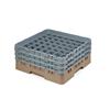 49 Compartment Glass Rack with 3 Extenders H174mm - Beige