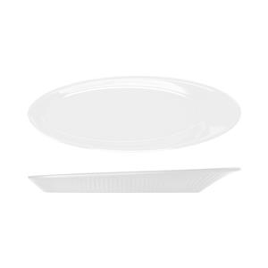 Opulence White Boston Melamine Oval Plate 25.5 x 9.2cm
