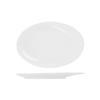 Opulence White Boston Melamine Oval Plate 25.5 x 17.3cm