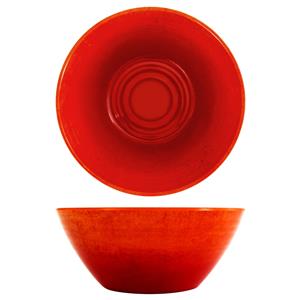 Orange Glazed Melamine Casablanca Bowl 24.5 x 10cm