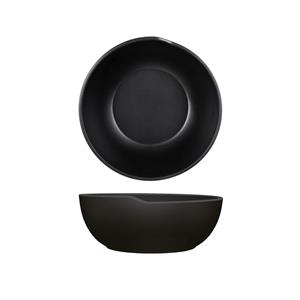 Black Copenhagen Round Melamine Bowl 20 x 7.5cm