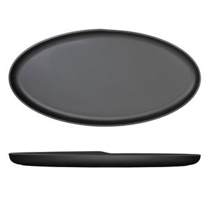 Black Copenhagen Oval Melamine Dish 55 x 27.5cm