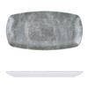 Grey Shakti Stone Melamine Oblong Plate 29.5 x 15cm