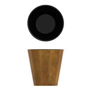 Copper/Black Utah Melamine Pot 9.5cm