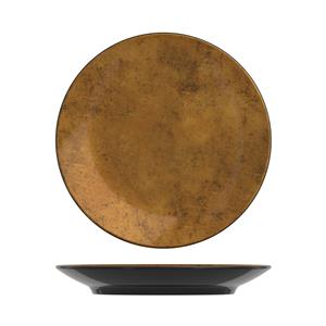 Copper/Black Melamine Plate 26cm