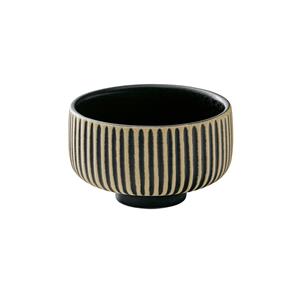 Nara Black & White Bowl Round Small 8cm / 120ml