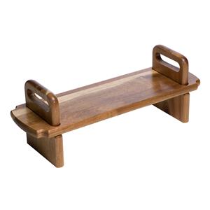 Acacia Footed Stand 12.5 x 38cm