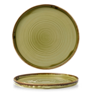 Harvest Green Walled Plate 21cm