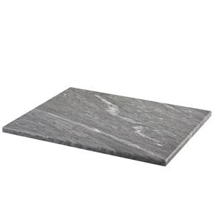 GenWare Dark Grey Marble Platter 32 x 26cm GN 1/2