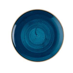 Churchill Stonecast Java Blue Evolve Coupe Plate 10.25inch / 26cm