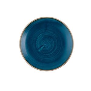 Churchill Stonecast Java Blue Evolve Coupe Plate 6.5inch / 16.5cm