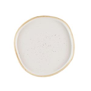Churchill Stonecast Barley White Organic Walled Plate 8.25inch / 21cm