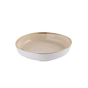 Churchill Stonecast Nutmeg Cream Organic Walled Bowl 7.875inch