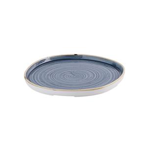 Churchill Stonecast Blueberry Organic Walled Plate 10.5inch