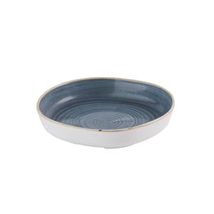 Churchill Stonecast Blueberry Organic Walled Bowl 9.25inch