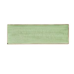 Churchill Stonecast Sage Green Oblong Plate 13 x 4.25inch / 33 x 11cm