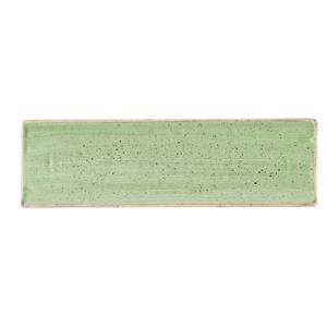 Churchill Stonecast Sage Green Oblong Plate 12 x 3.5inch / 30 x 9cm