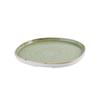 Churchill Stonecast Sage Green Organic Walled Plate 10.5inch