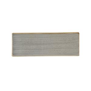 Churchill Stonecast Peppercorn Grey Oblong Plate 9.85 x 3.5inch / 25 x 9cm