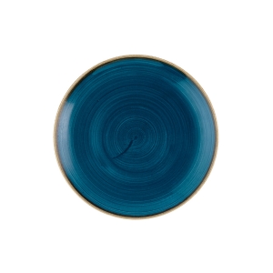 Churchill Stonecast Java Blue Evolve Coupe Plate 8.67inch / 22cm