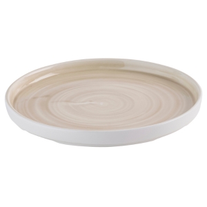 Churchill Stonecast Canvas Natural Walled Plate 6.3inch / 16cm