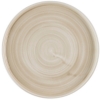 Churchill Stonecast Canvas Natural Walled Plate 11inch / 28cm