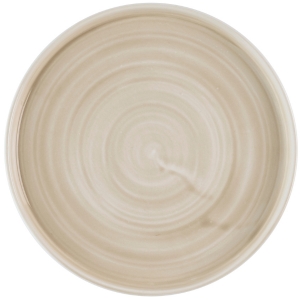 Churchill Stonecast Canvas Natural Walled Plate 10.25inch / 26cm