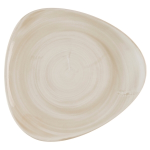 Churchill Stonecast Canvas Natural Lotus Plate 10inch / 25.5cm