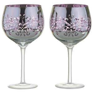 Filigree Gin Glasses Lilac 24.65oz / 700ml
