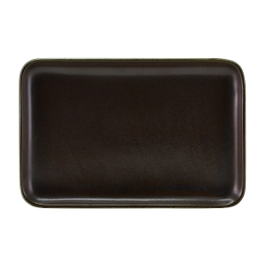 Terra Porcelain Black Rectangular Platter 12 x 8inch / 30 x 20cm