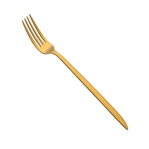 Orca Matt Gold Dessert Fork