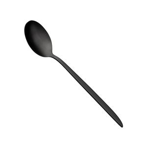 Orca Matt Black Dessert Spoon