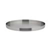 Brushed Stainless Steel Round Plate 9inch / 23cm