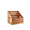 GenWare Acacia Wood Angled Crate GN1/2