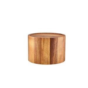 GenWare Acacia Wood Straight Sided Bowl 22.5 x 15cm