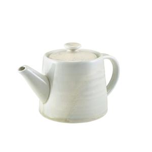 Terra Porcelain Pearl Teapot 17.6oz / 500ml