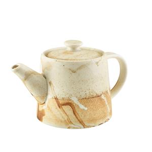 Terra Porcelain Roko Sand Teapot 17.6oz / 500ml
