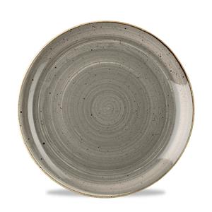 Stonecast Grey Evolve Coupe Plate 10.625inch / 27cm