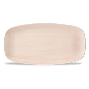 Stonecast Canvas Coral Chefs Oblong Plate 11.75inch x 6inch / 29.85 x 15.25cm