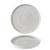 Stonecast Canvas Grey Walled Plate 11inch / 28cm