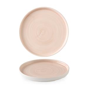 Stonecast Canvas Coral Walled Plate 8.25inch / 21cm