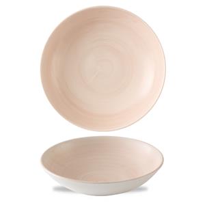Stonecast Canvas Coral Evolve Coupe Bowl 9.75inch / 24.75cm