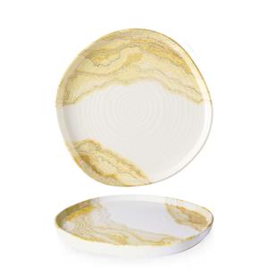 Tide Gold Organic Walled Plate 10.5inch / 26.67cm
