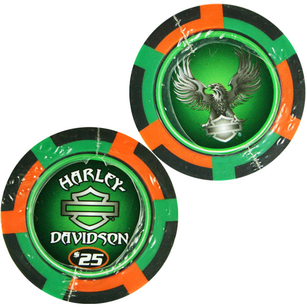 HD BEIRUT ~ LEBANON Aqua/Black International Harley Poker Chip 
