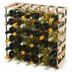Traditional Wooden Wine Racks Pine 6x6 Hole 42 Bottles
