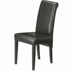 Palmas Leather Dining Chair Black