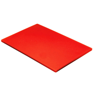 Colour Coded Chopping Board 1 2inch Red Raw Meat Single