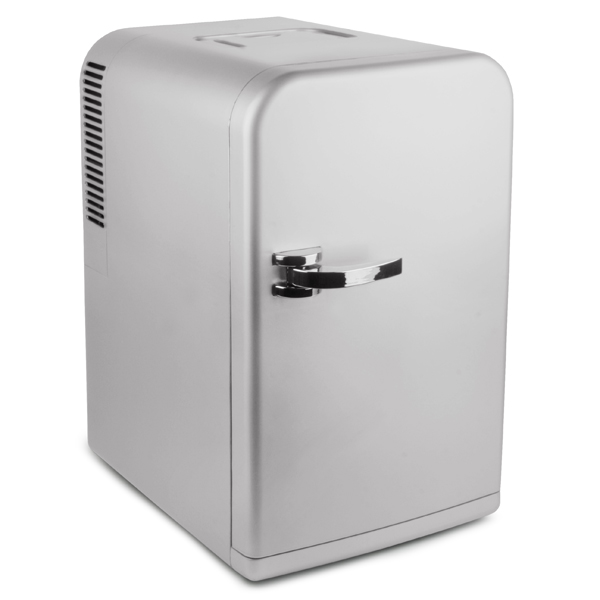 ChillMate Thermoelectric Mini Fridge Cooler and Warmer Silver ...