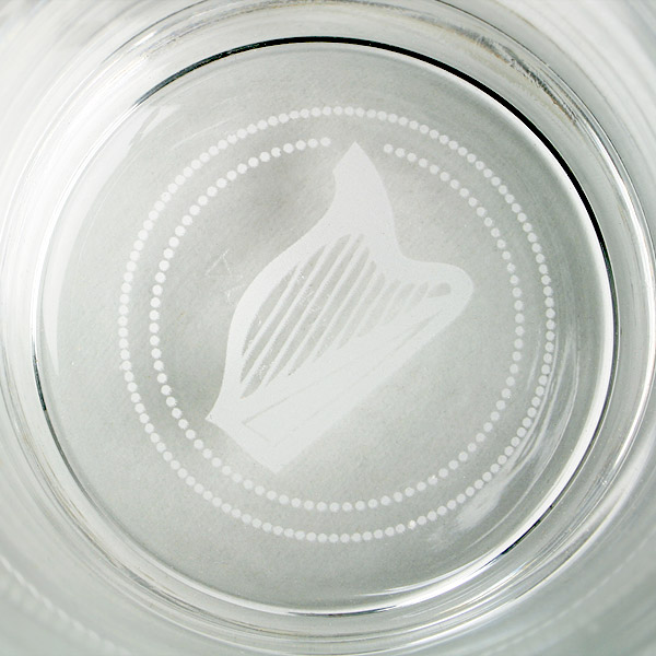 Laser Etching Nucleation Points on Beer Glasses