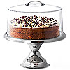 Stainless Steel Cake Stand and Metal Handle Cake Dome